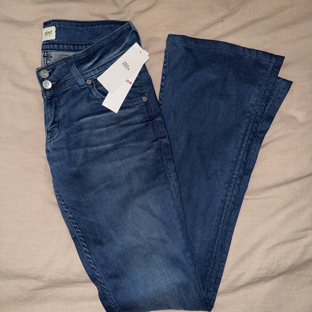 Hudson Jeans Blue Straight Leg Denim